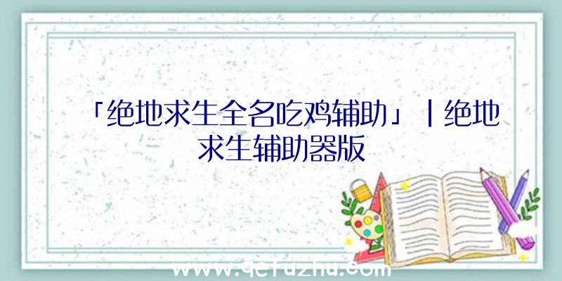 「绝地求生全名吃鸡辅助」|绝地求生辅助器版